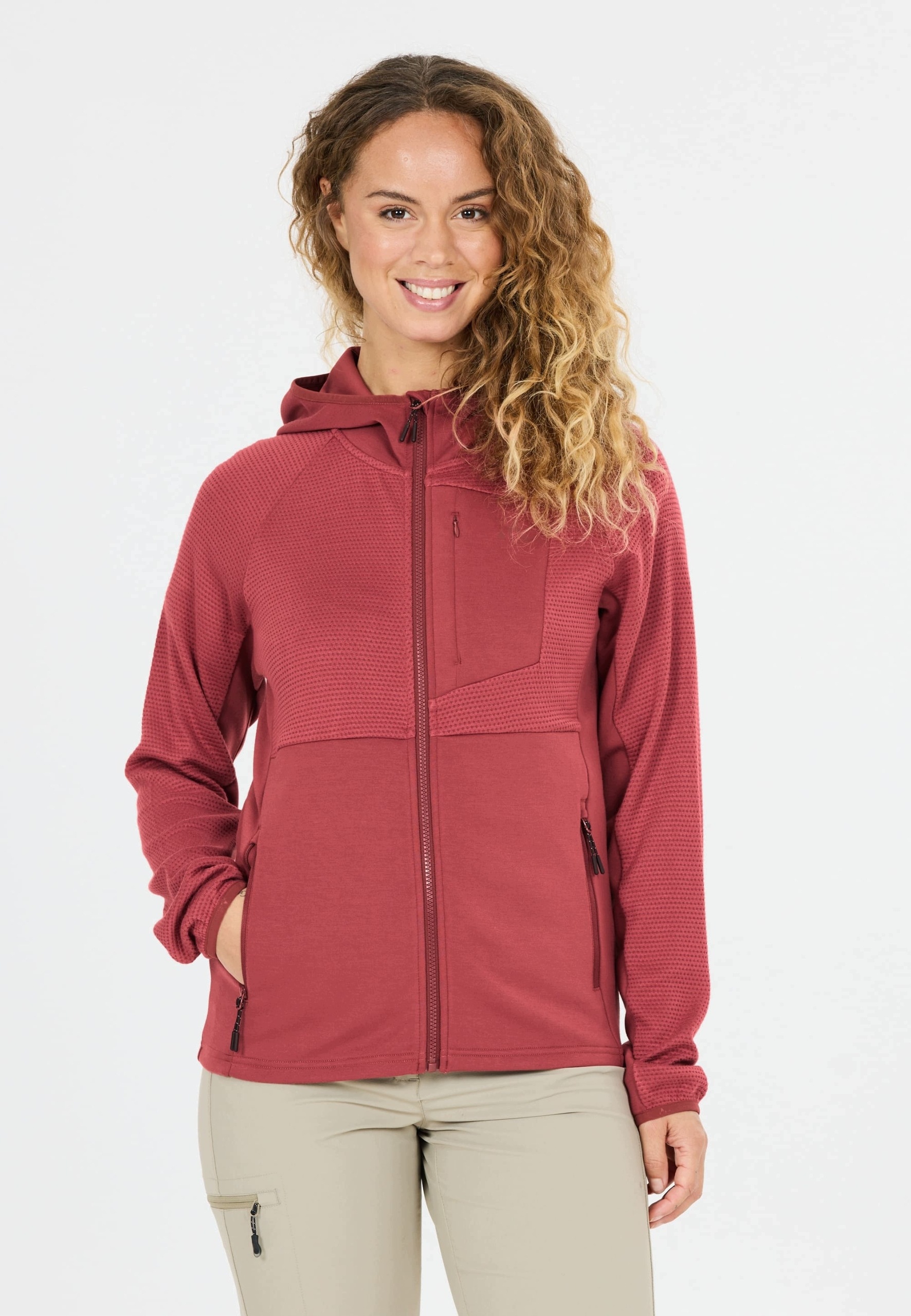 Bluza trekkingowa damska Whistler Langley Power Stretch Różowy 42