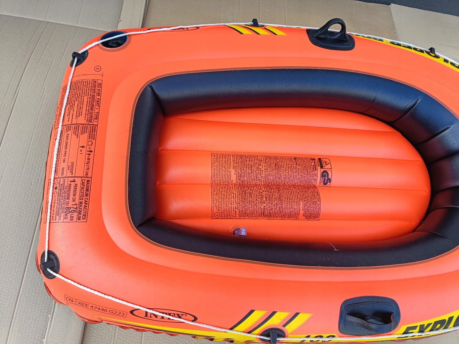 PONTON EXPLORER 100 PRO 160x94x29 INTEX bez wioseł Model Explorer Pro 100