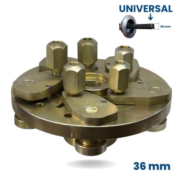 Univerzálny adaptér pre vyvažovačku (hriadeľ 36 mm) – bezpriechodové kolesá