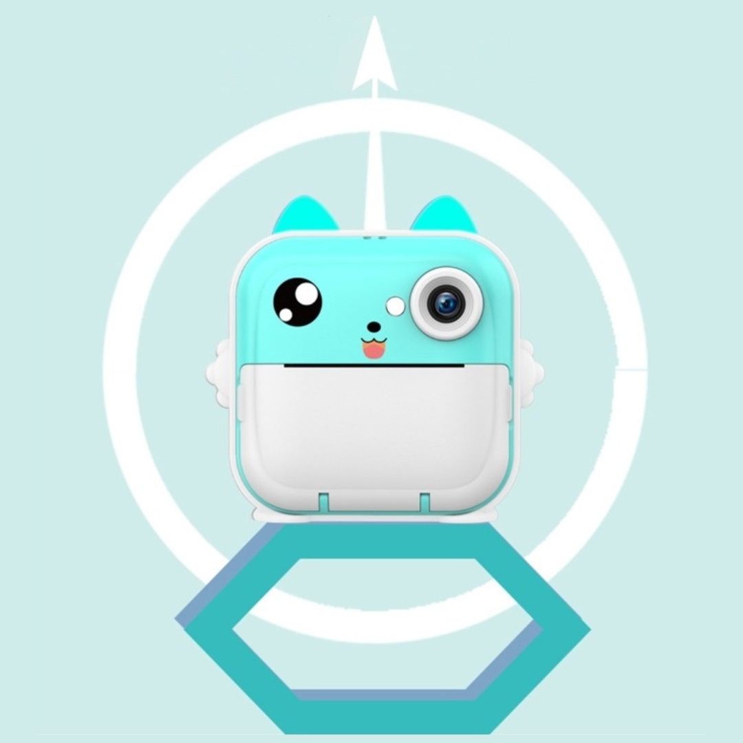 APARAT NATYCHMIASTOWY DLA DZIECI DRUKUŚ MINI DRUKARKA + 11 ROLEK + NAKLEJKI Producent ZeeTech