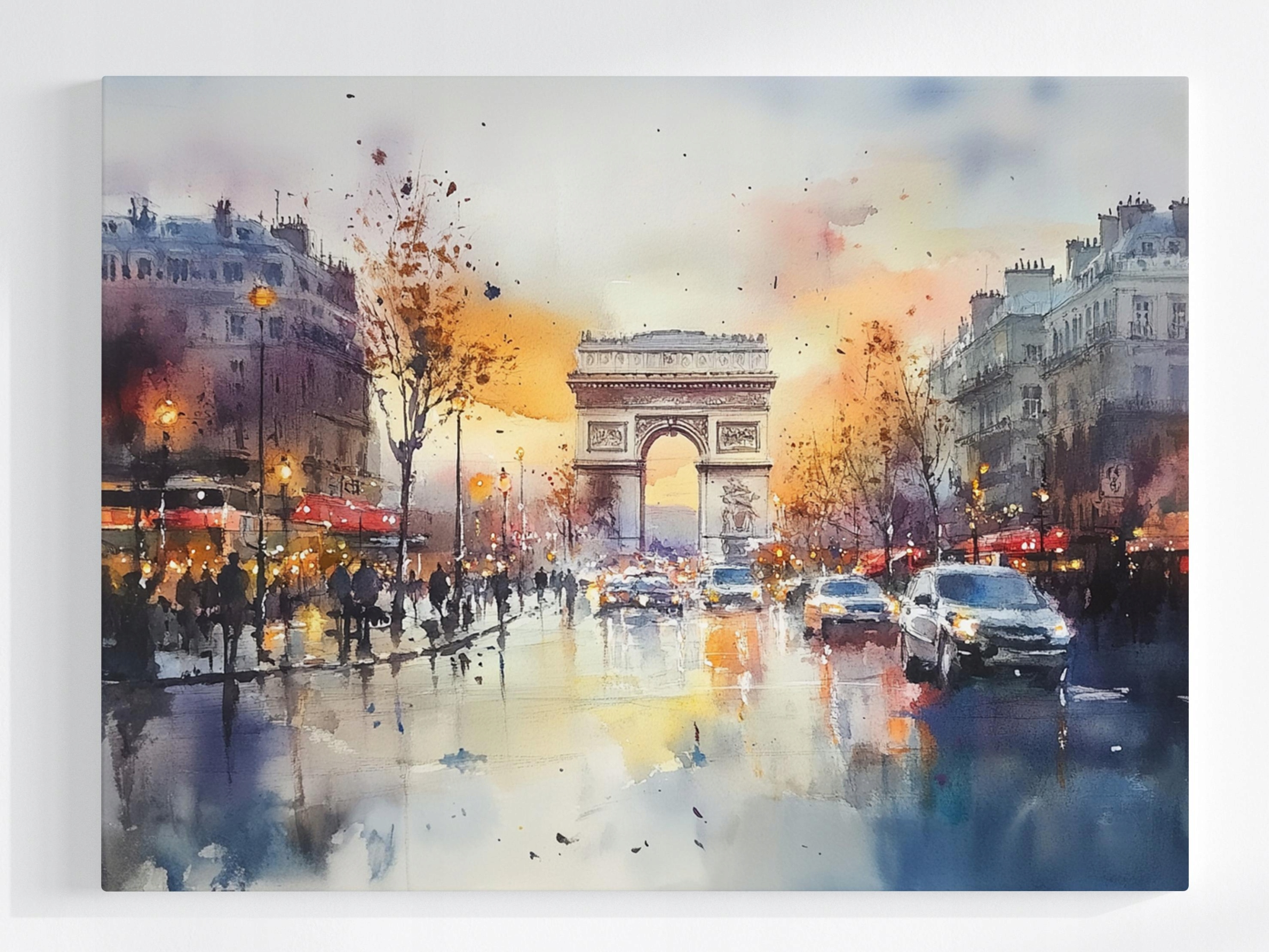 Obraz Na Plátně Canvas Město Paříž Francie Triumfální Oblouk 100x75