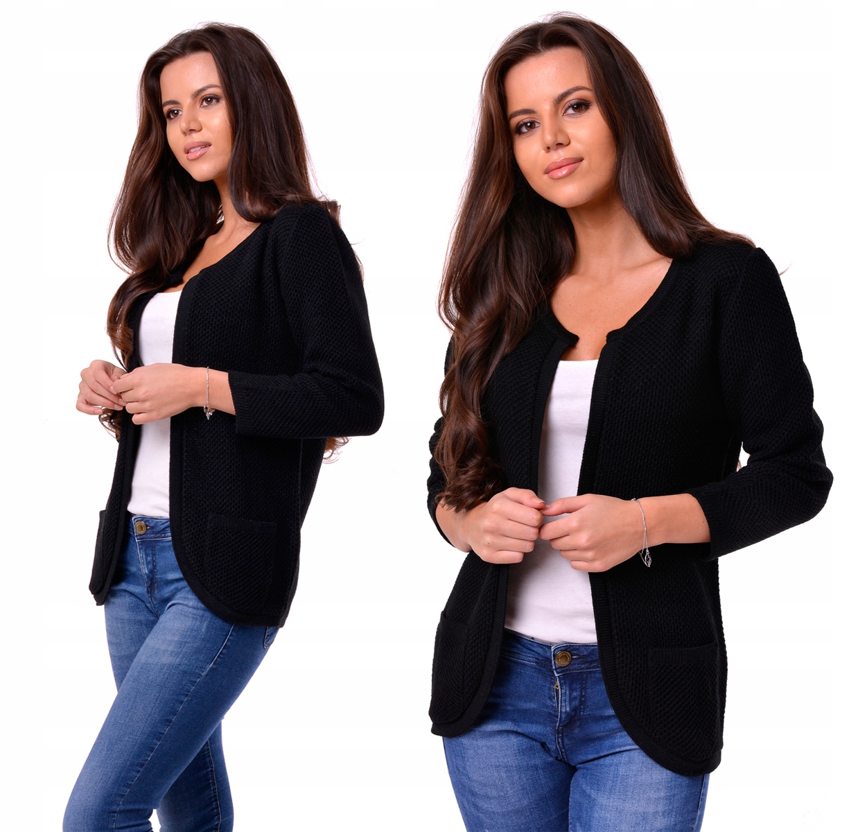 

Ness_blogerski Sweter Kardigan Ala Marynarka L/XL
