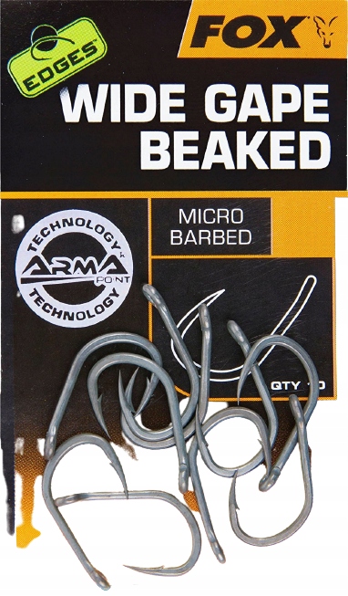 Haczyki Fox Wide Gape Micro Barbed Beaked 2