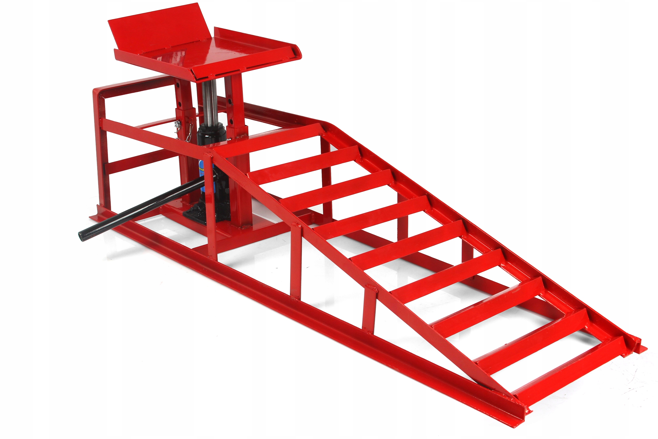 RAMPY NAJAZDY SAMOCHODOWE Z PODNOŚNIKIEM HYDRAULICZNYM PLATFORMY 2SZT MOCNE EAN (GTIN) 5901969118933