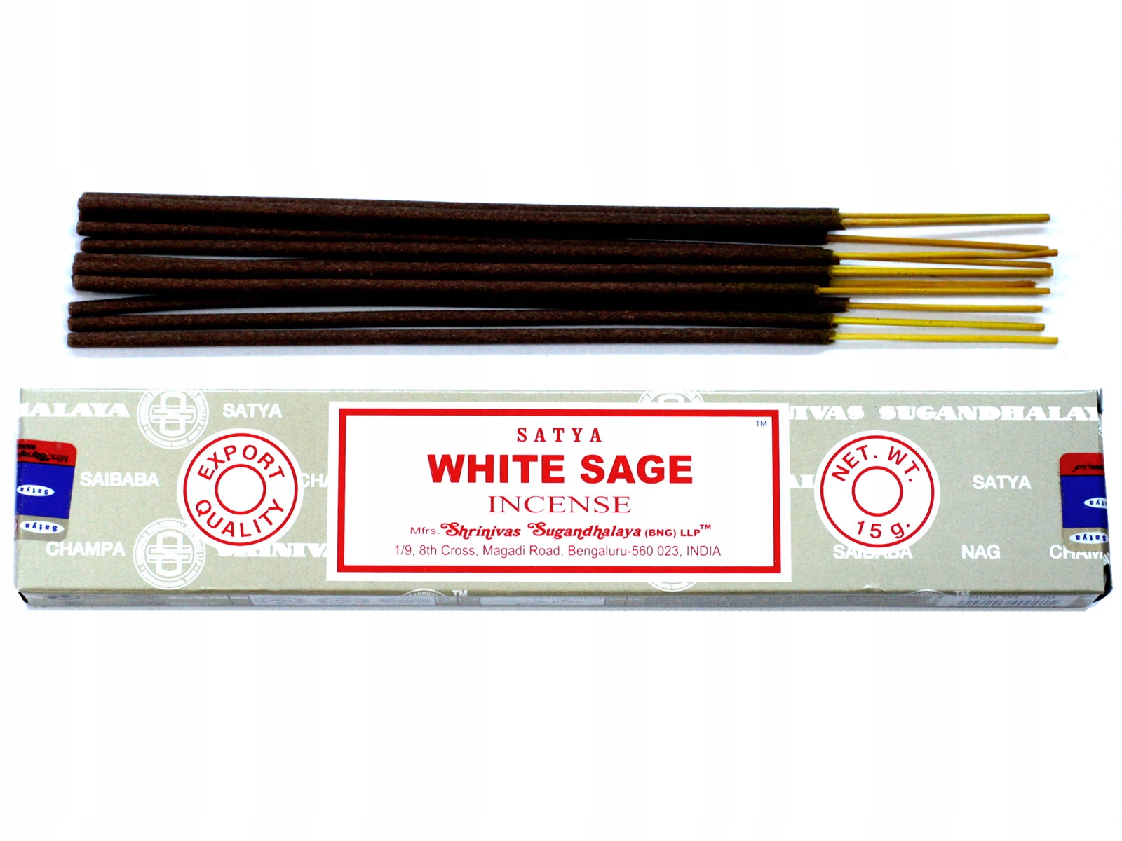 

Kadzidła White Sage biała szałwia Satya 15 g Indie