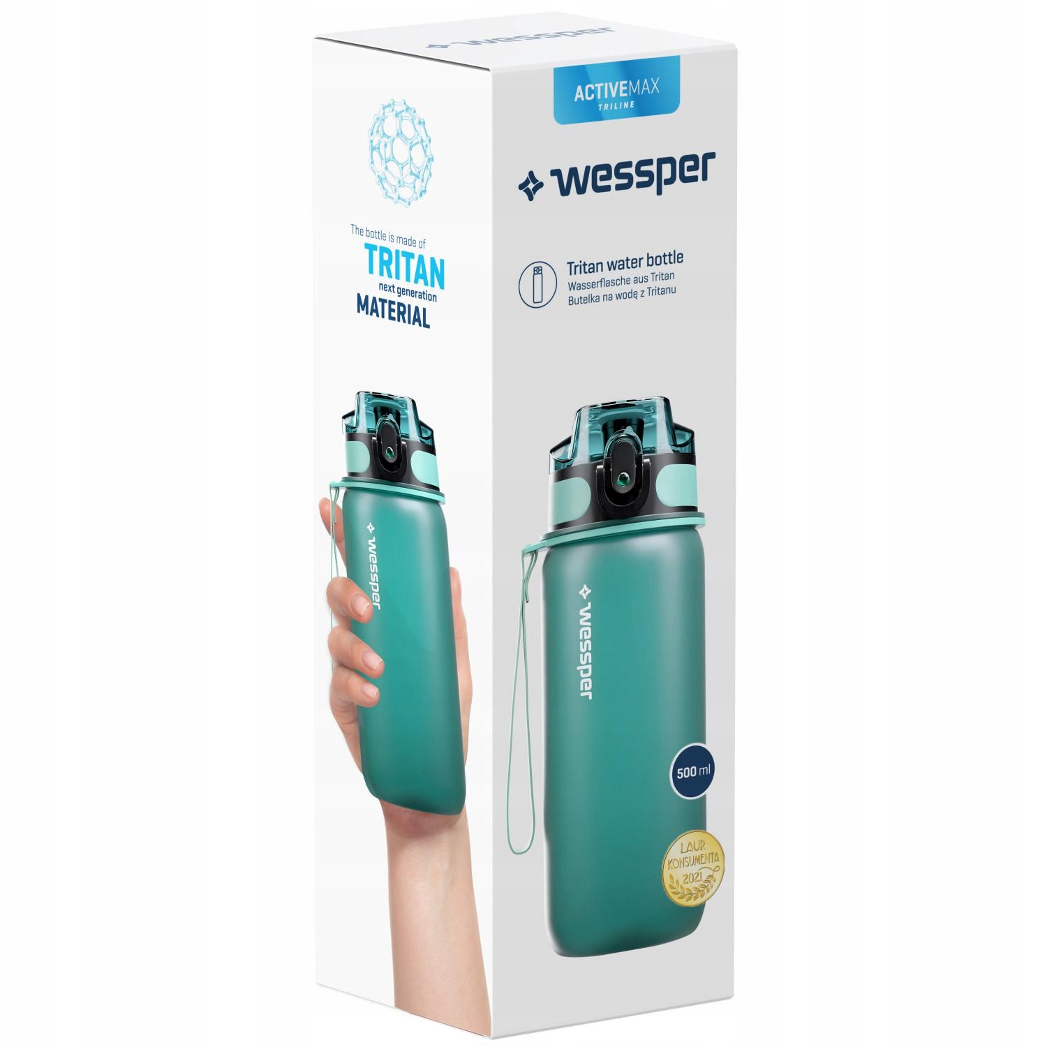 

Butelka Bidon Miarka Motywacyjna Tritan 500ml