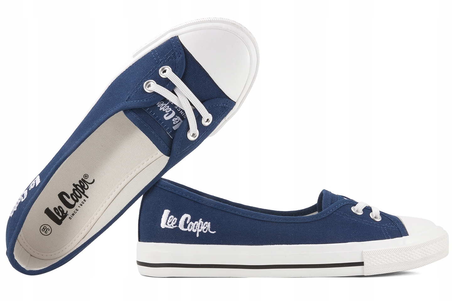 Lee Cooper LCW-23-31-1792L Textilní Tenisky Balerínky námořnická modrá