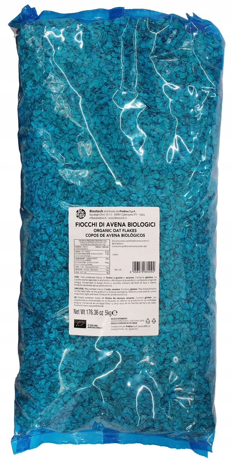 Płatki owsiane Biostock 5 kg