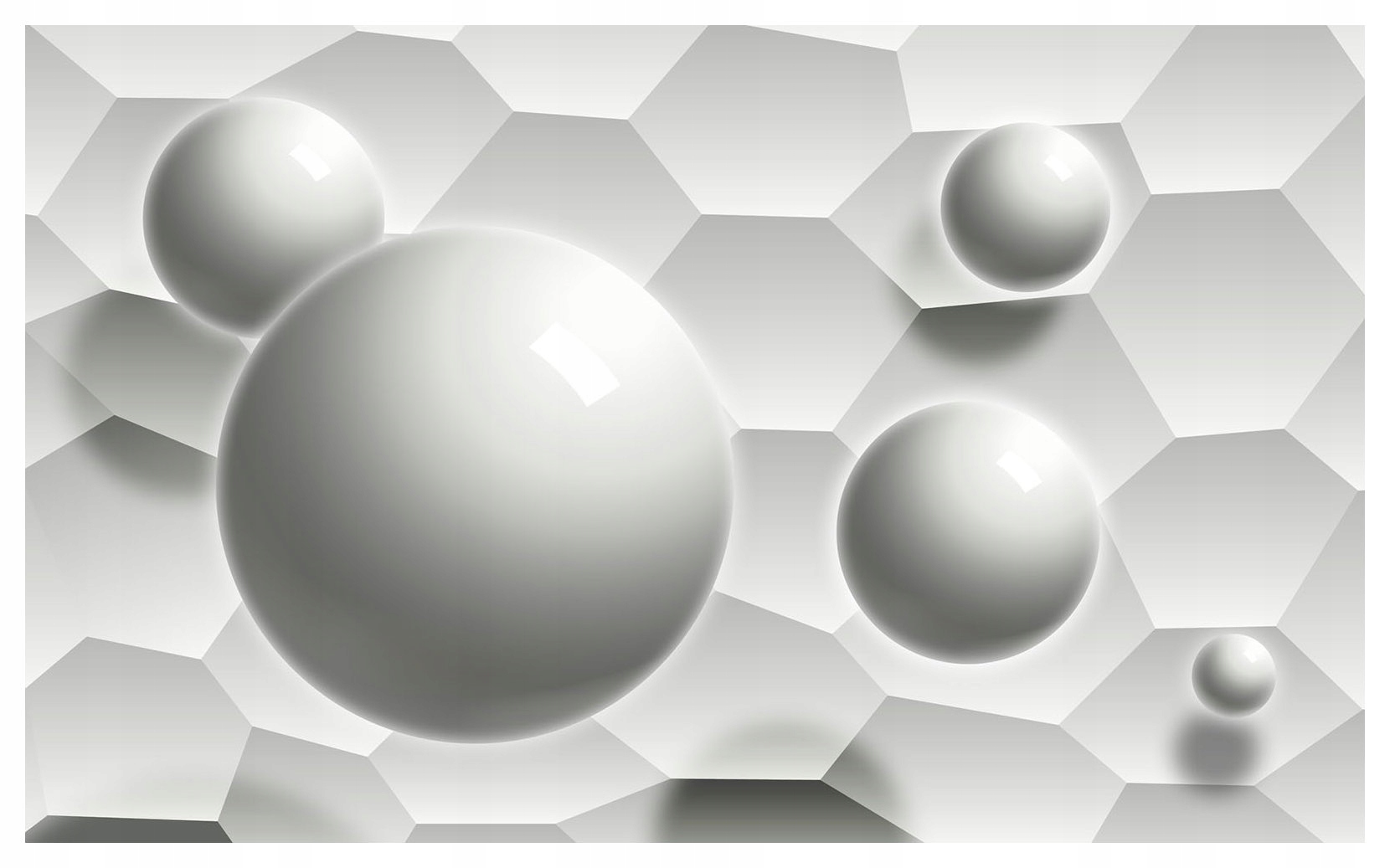 Fototapeta Geometrické sféry Abstrakce vinylová 368x254 lepidlo