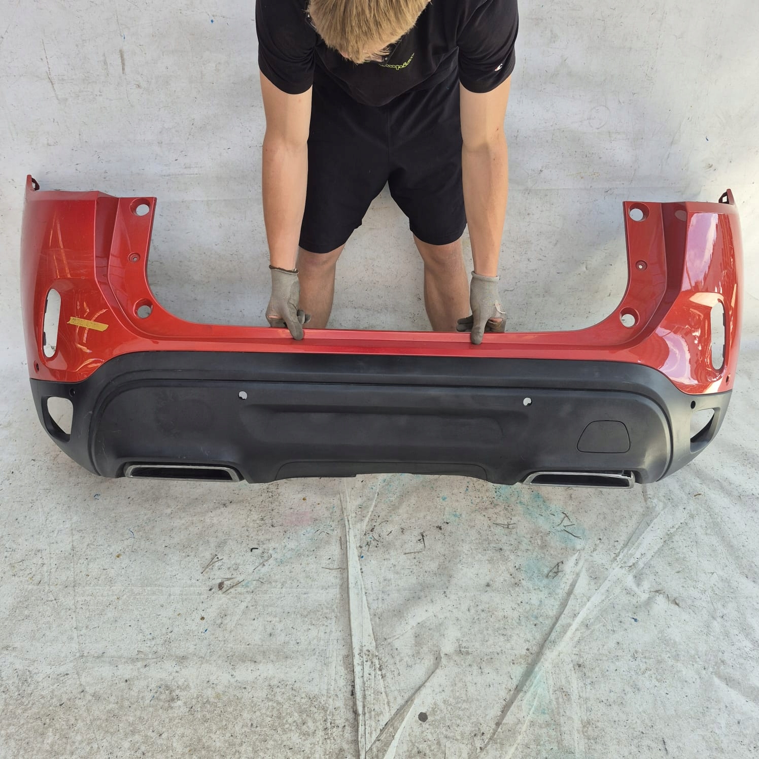 CITROEN C5 AIRCROSS 17- bumper rear part rear PDC
