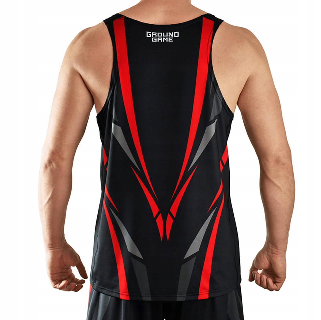 Tank Top bokserski męski treningowy Ground Game Knockout r. L Marka Ground game