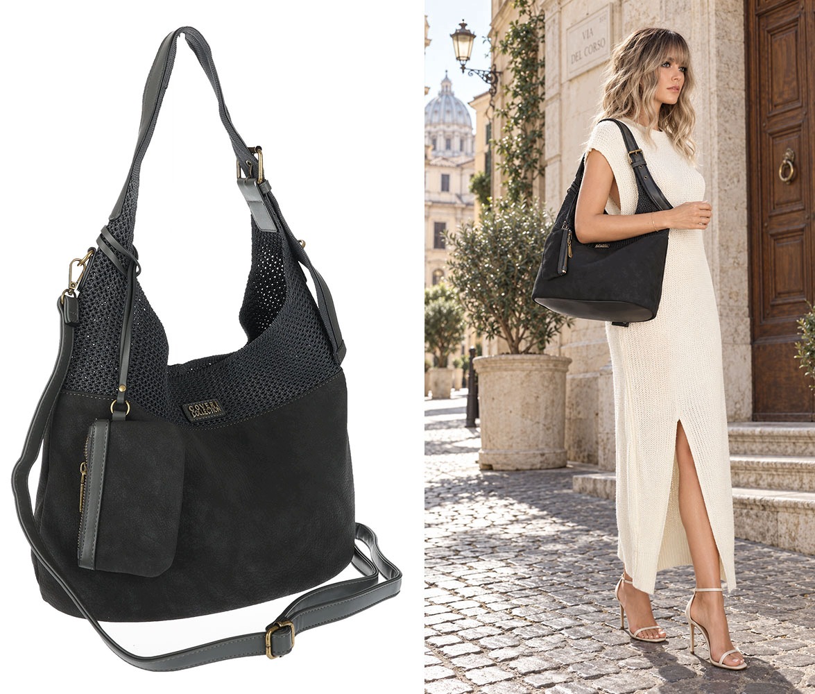 Dámská shopper kabelka prostorná, módní do práce, taška, taška CC803 Šedá