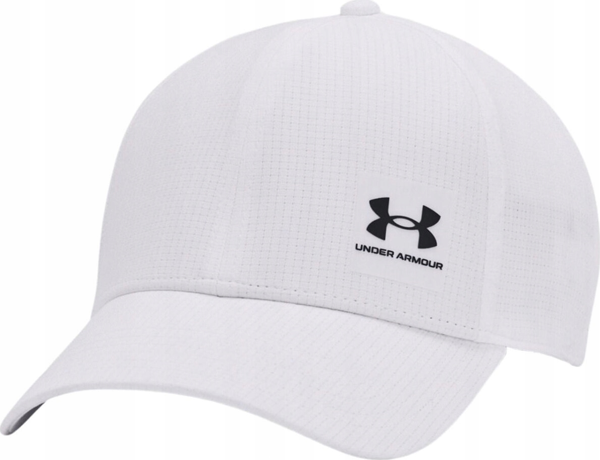 CZAPKA Z DASZKIEM MĘSKA UNDER ARMOUR ISO-CHILL ARMOURVENT ADJ OSFM BIAŁA 13