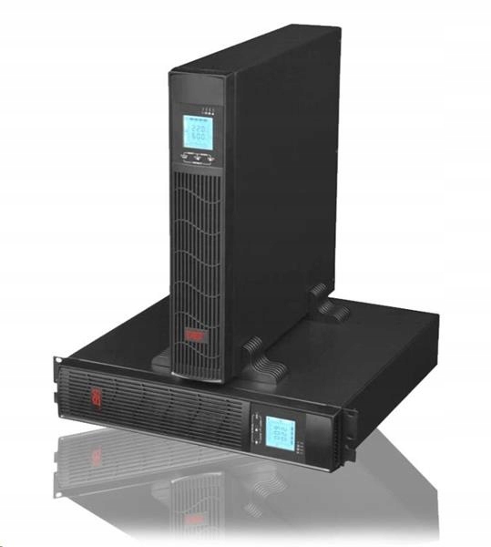 Eurocase 2000VA rack/tower, čistý sinusový výstup, RJ45, Usb data EA620RT