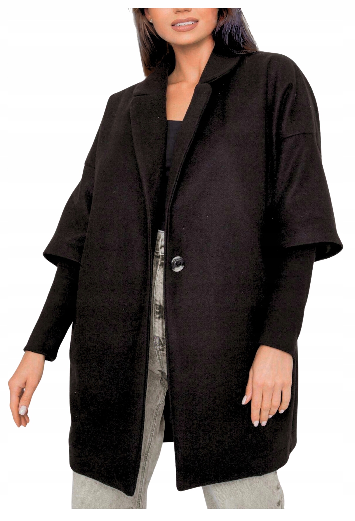 Dámský Podzimní Pruhovaný Kabát Se Stahovací Šňůrkou A Kabátkem Kabátek