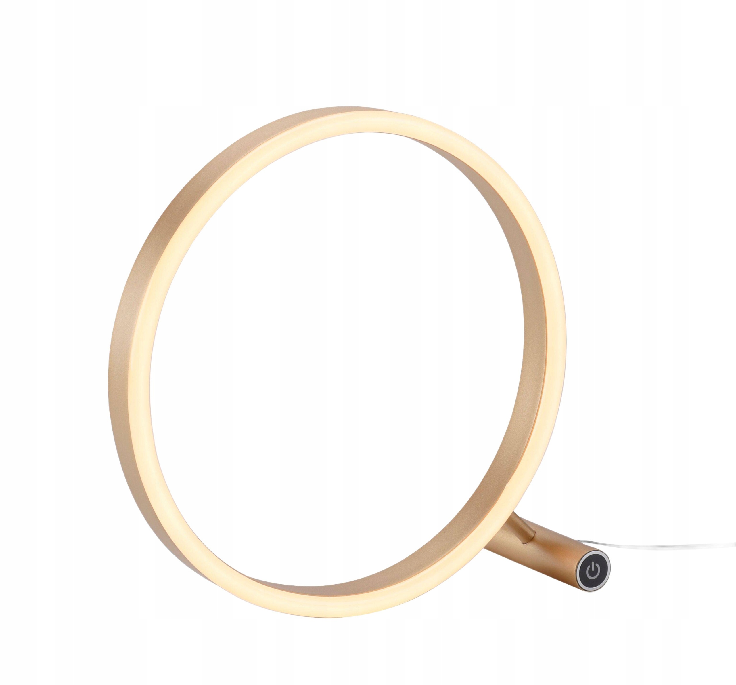 Stolová lampa zlatá moderná do obývačky, spálne, nočná Led lampa Ritus