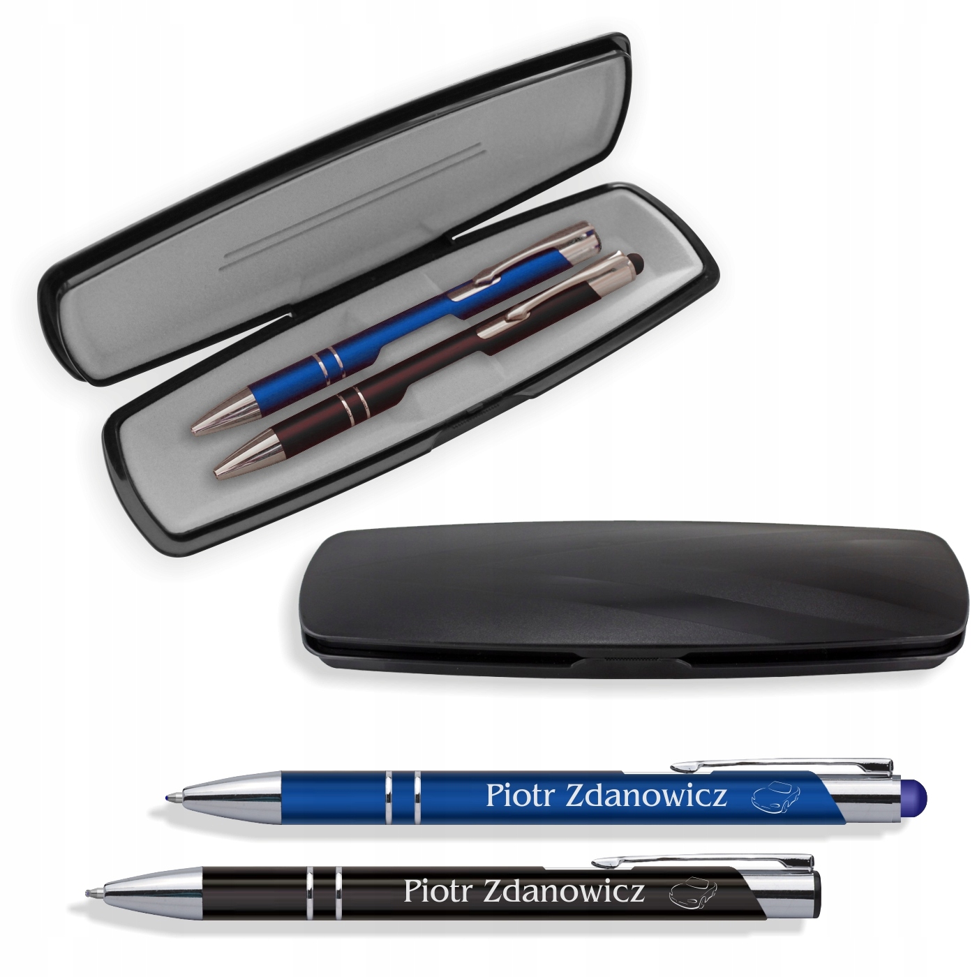 

Żelopis i TouchPen Etui Zestaw Grawer ZS09