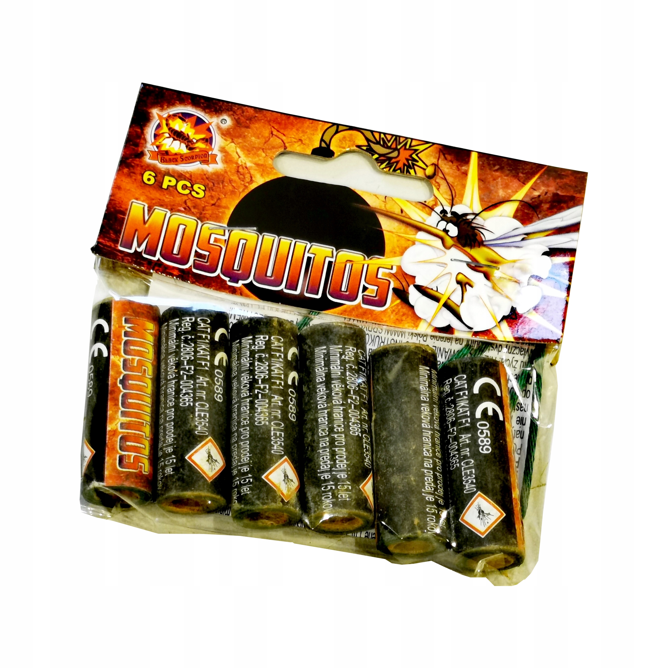 

Bączki Laserballs CLE3540PH Mosquitos 6 sztuk