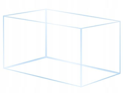 Levně Akvárium Optiwhite 25X25X25CM 16L Sklo 6MM Nádrž Bez Výztuží