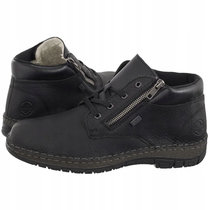 Dámské zateplené boty Rieker Černé 05108-00 Black