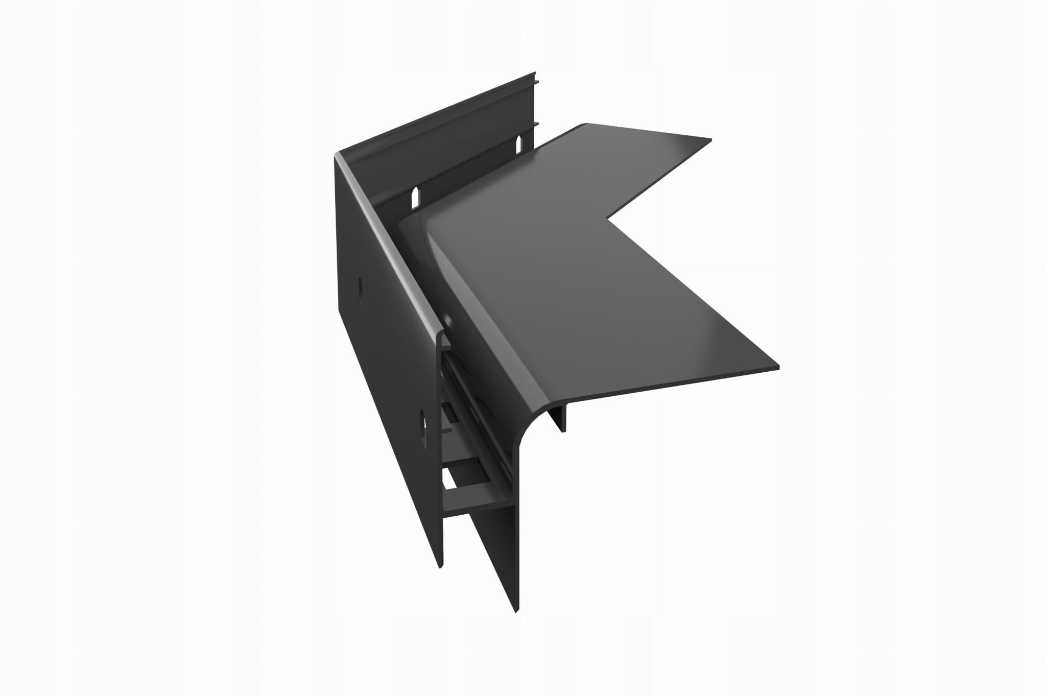 Vnější roh 135' pro profily W30R Plus Renoplast Grafit Ral 7024