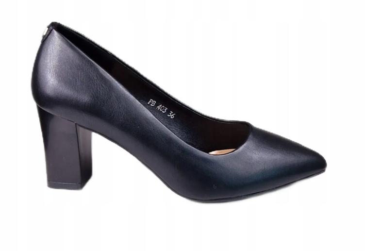 Czółenka Sergio Leone PB403 czarne r.38