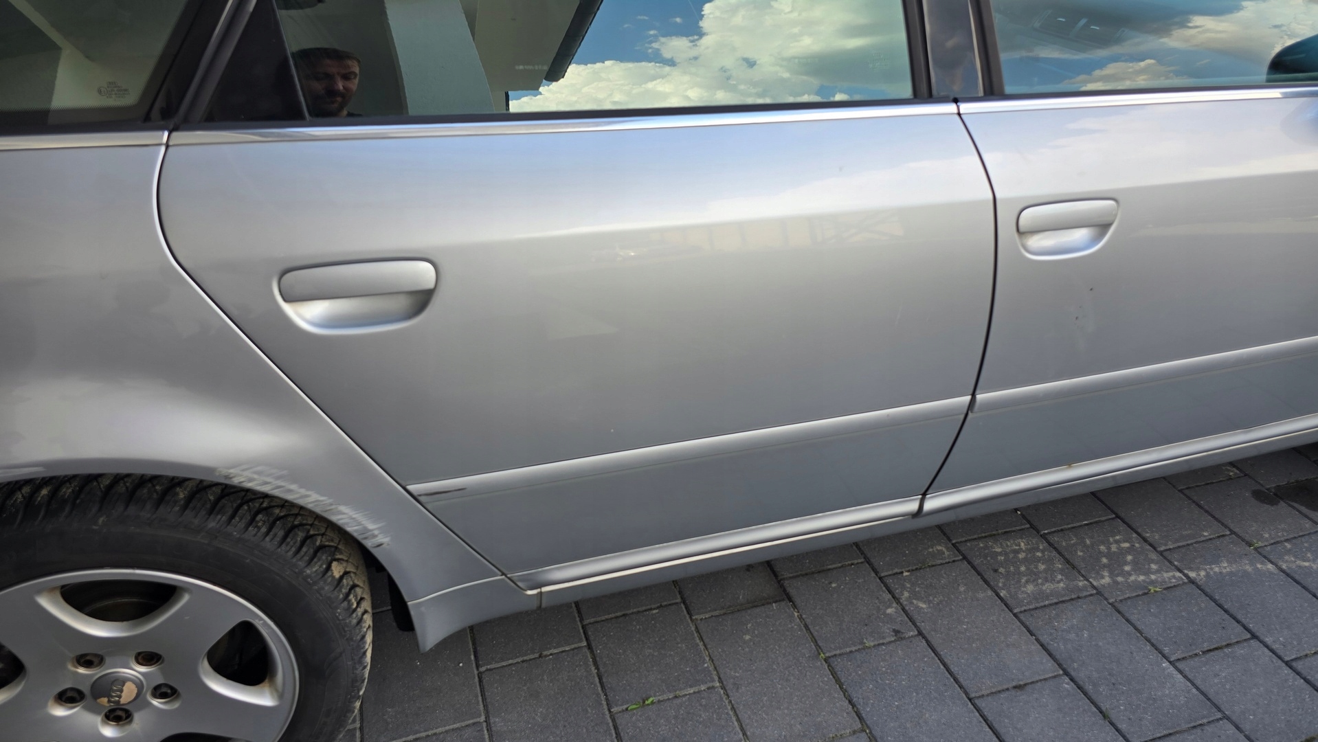 DRZWI PRAWE LEWE TYŁ PRAWE LEWE AUDI A6 C5 1997 -2004 KOLOR LY7W