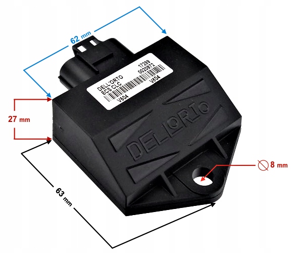 STEROWNIK SILNIKA BEZ BLOKAD EURO 4 BARTON ROUTER Part number EFIGEM025