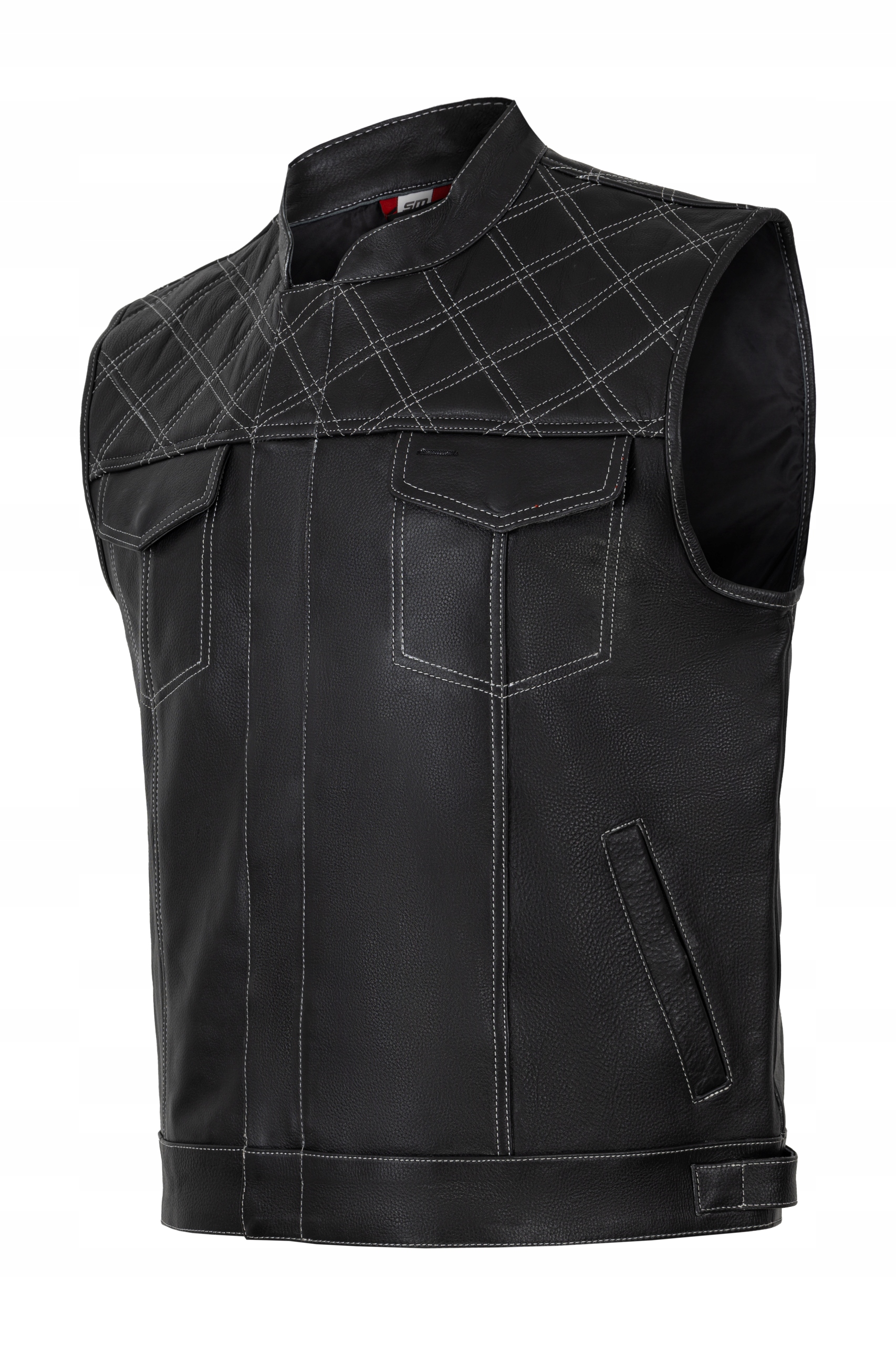 KAMIZELKA SOA PIK WHITE SKÓRZANA MOTOCYKLOWA SONS OF ANARCHY 3XL