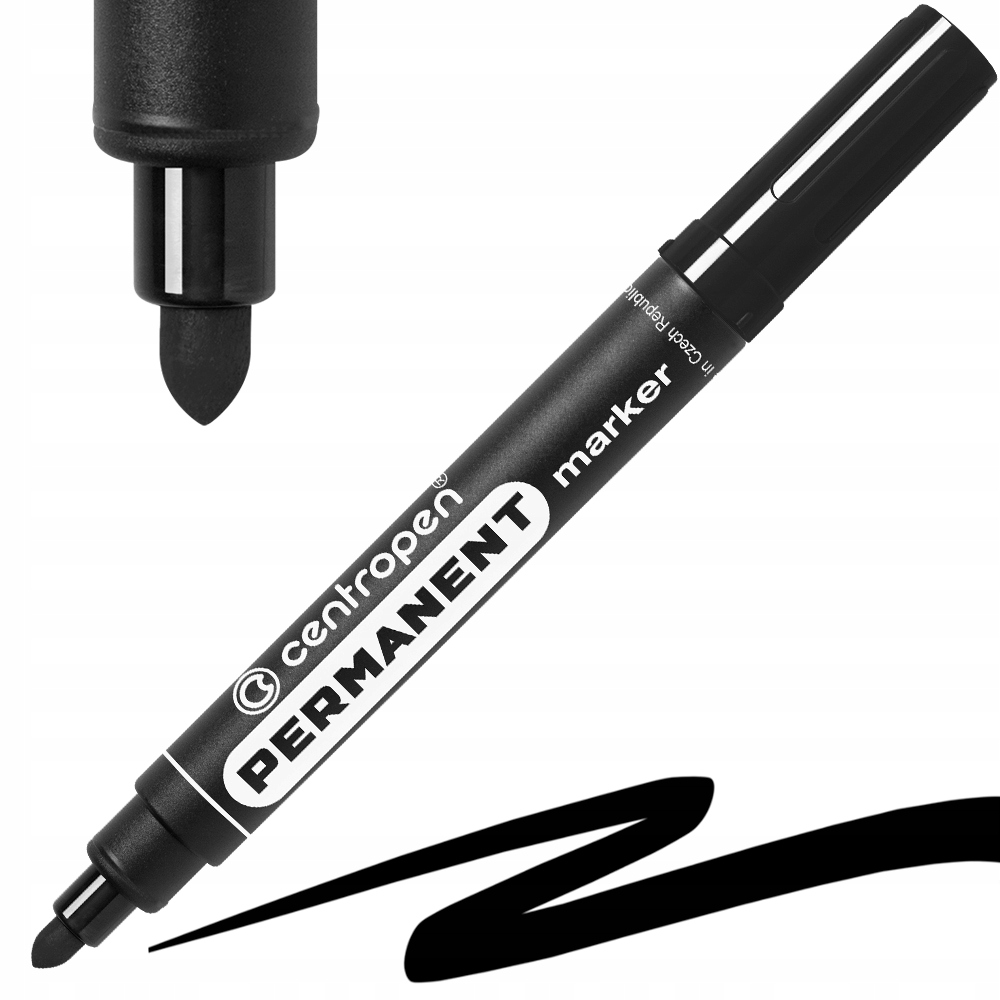 

Marker Permanentny Flamaster Mazak Czarny 2,5mm