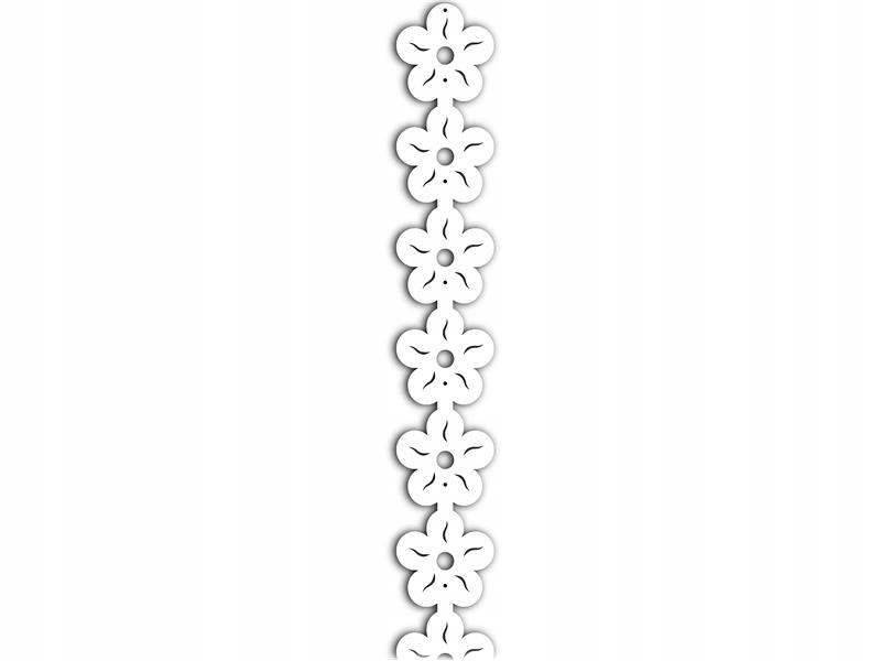 

Girlanda materiałowa laser wzór 6 5cm x 100cm