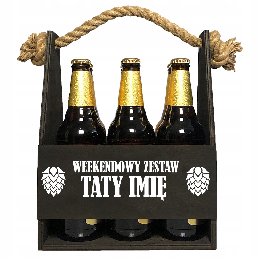 Nosič Na Alkohol Darček Deň Otcov Meno Otca Weekendový set Vzory