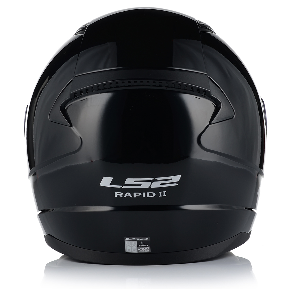 KASK MOTOCYKLOWY LS2 FF353 RAPID II CZARNY POŁYSK ECE 22.06 + CIEMNA SZYBA Typ Integralne / Pełne