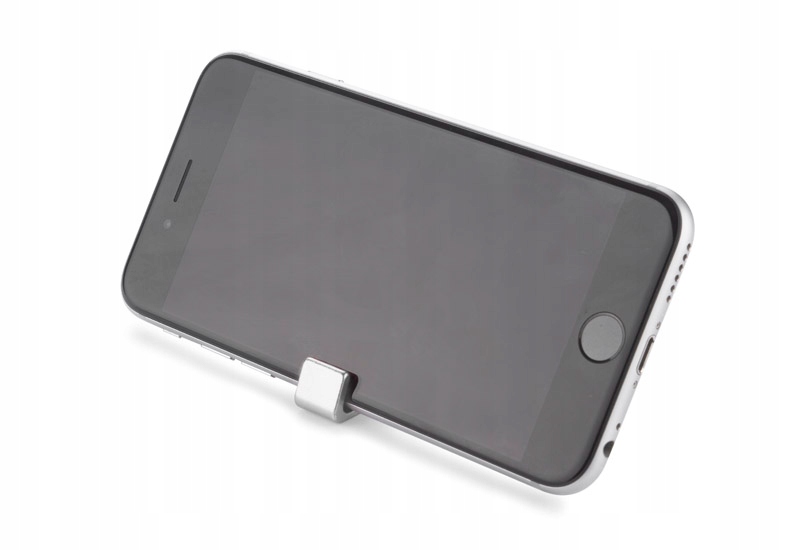 Brelok 3 w 1 Otwieracz Stojak na Telefon LON Srebrny Materiał metalowe