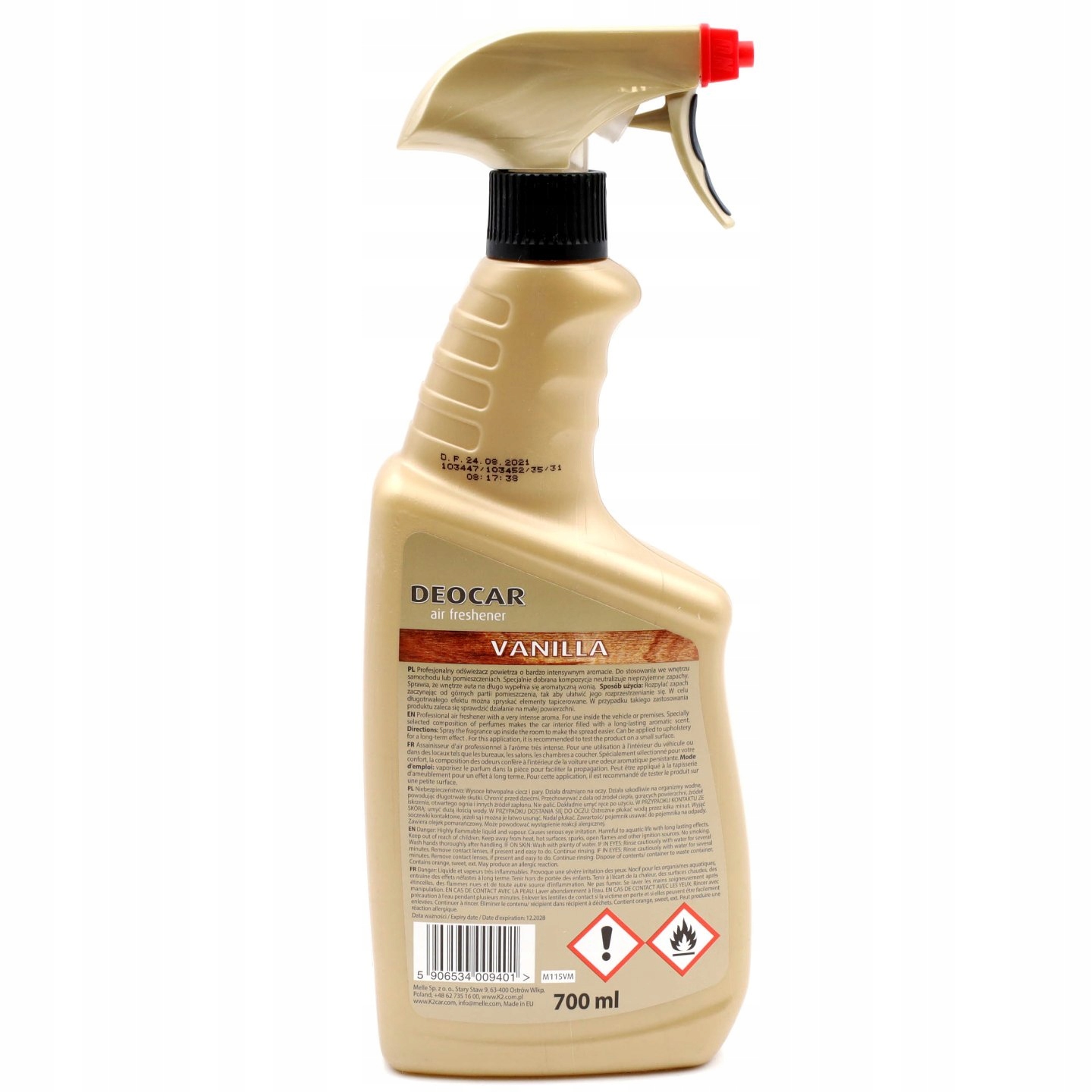 Neutralizator Zapachów K2 Deocar Vanilla 700ml Rodzaj atomizery