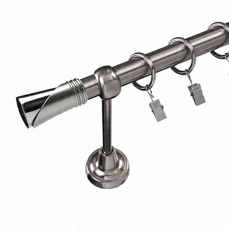 

Prosty Karnisz satynowe wykończenie 220 cm 19 mm