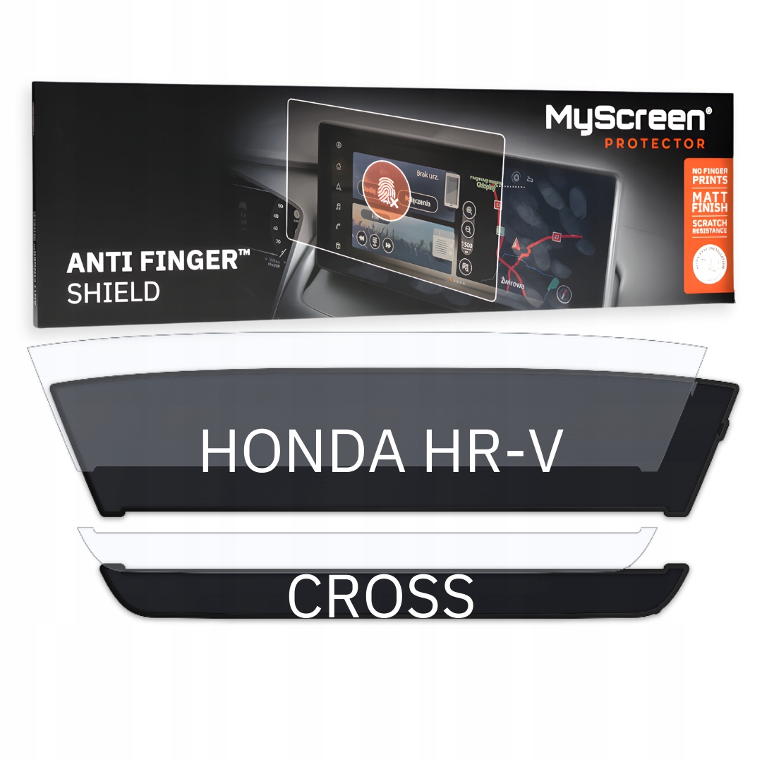 Matná fólie pro Honda Hr-v Cross 2018 2021 Středové Ovládání Vzduchu MyScreen