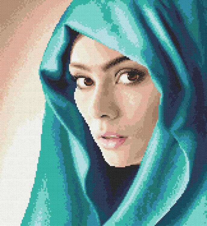 Vyšívací sada Tajemný pohled