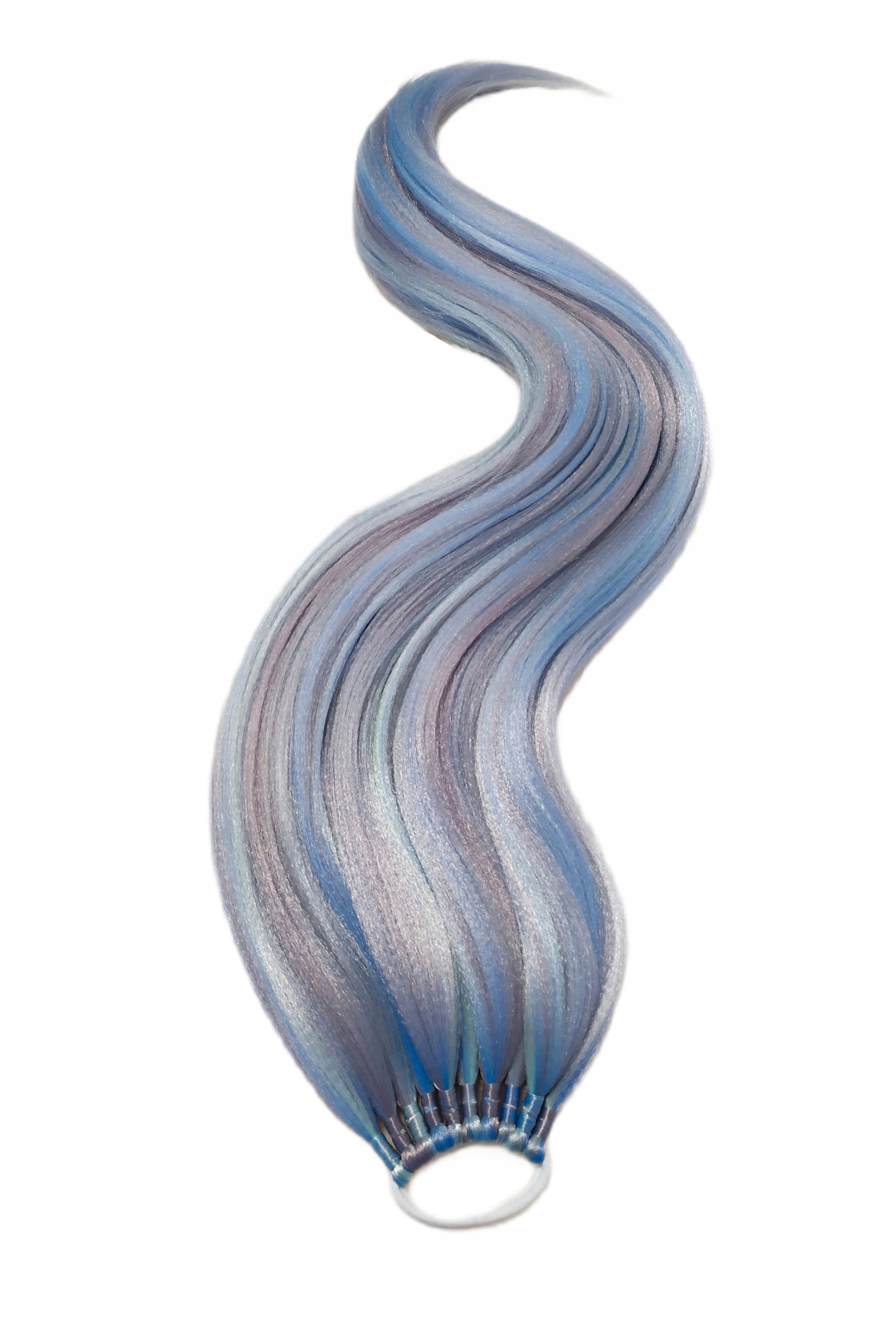 Poník na gumičce, Příčesek, modrá šedá máta, Ledová Princezna, 70 cm