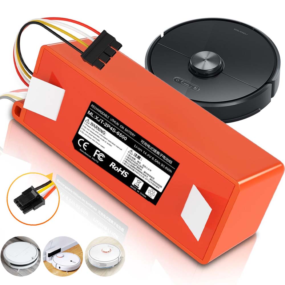 Náhradní Baterie Akumulátor Pro Xiaomi Roborock S50 S51 S55 14.4V 6500MAH