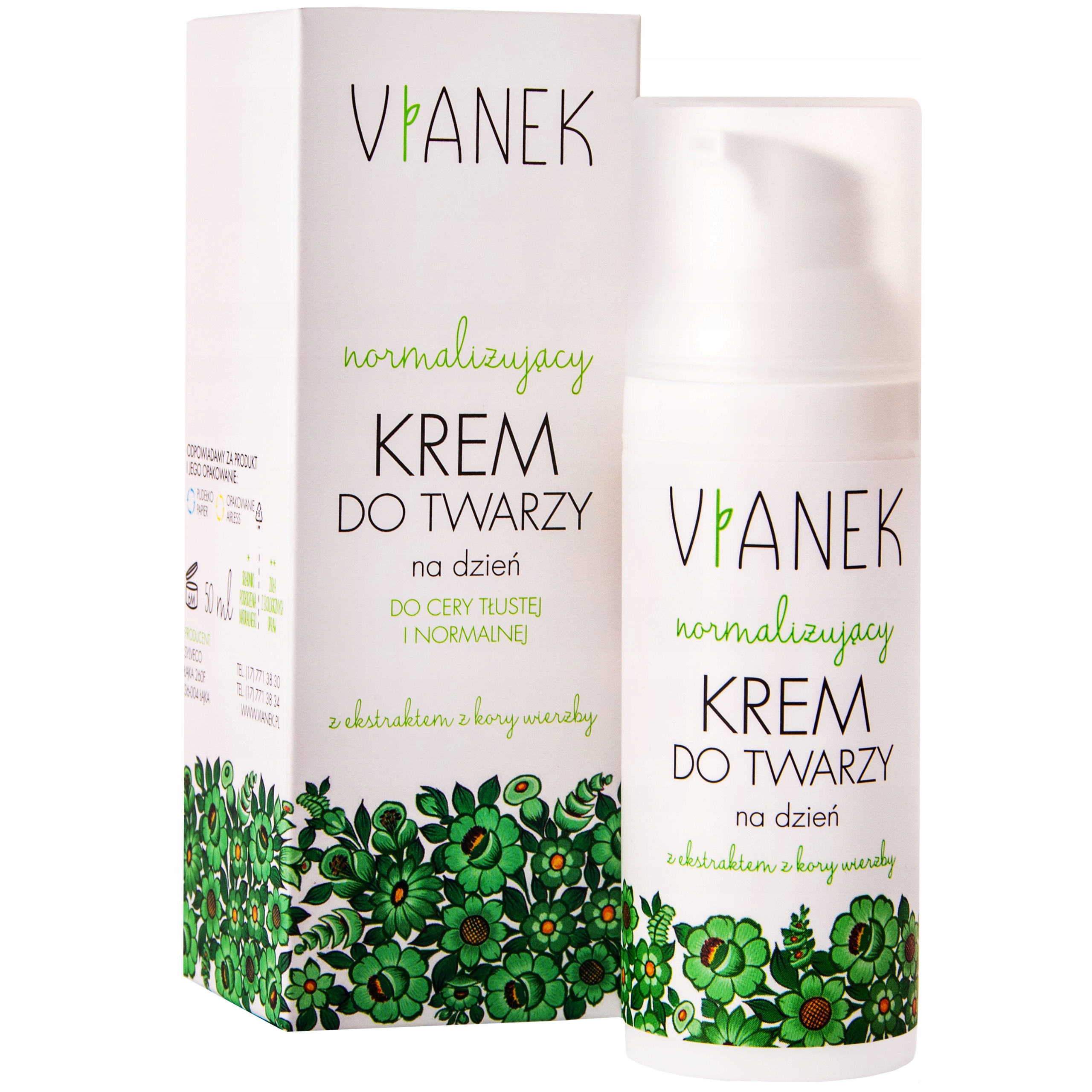 

Vianek Normalizujący krem do twarzy na dzień 50 ml