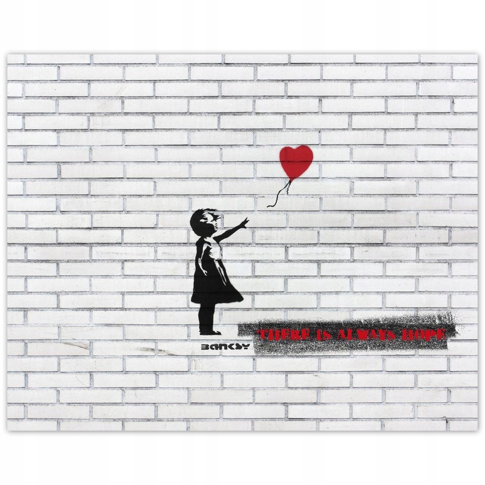 

Plakat 50x40 Theres always hope Banksy