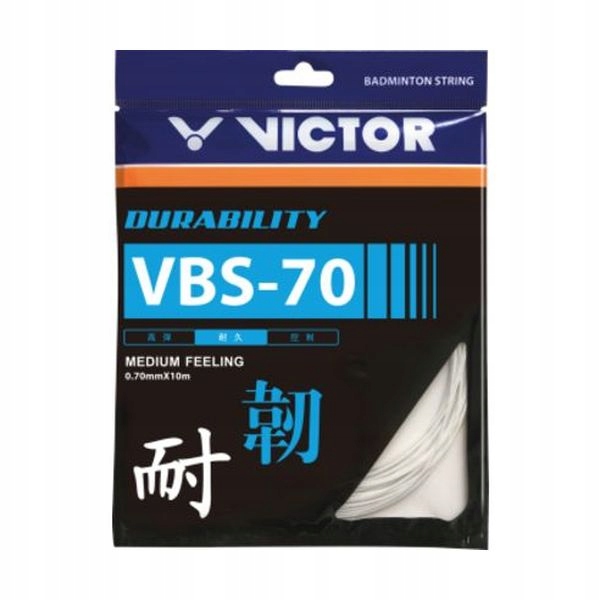 Naciąg do badmintona Victor VBS-70 Biały 10m