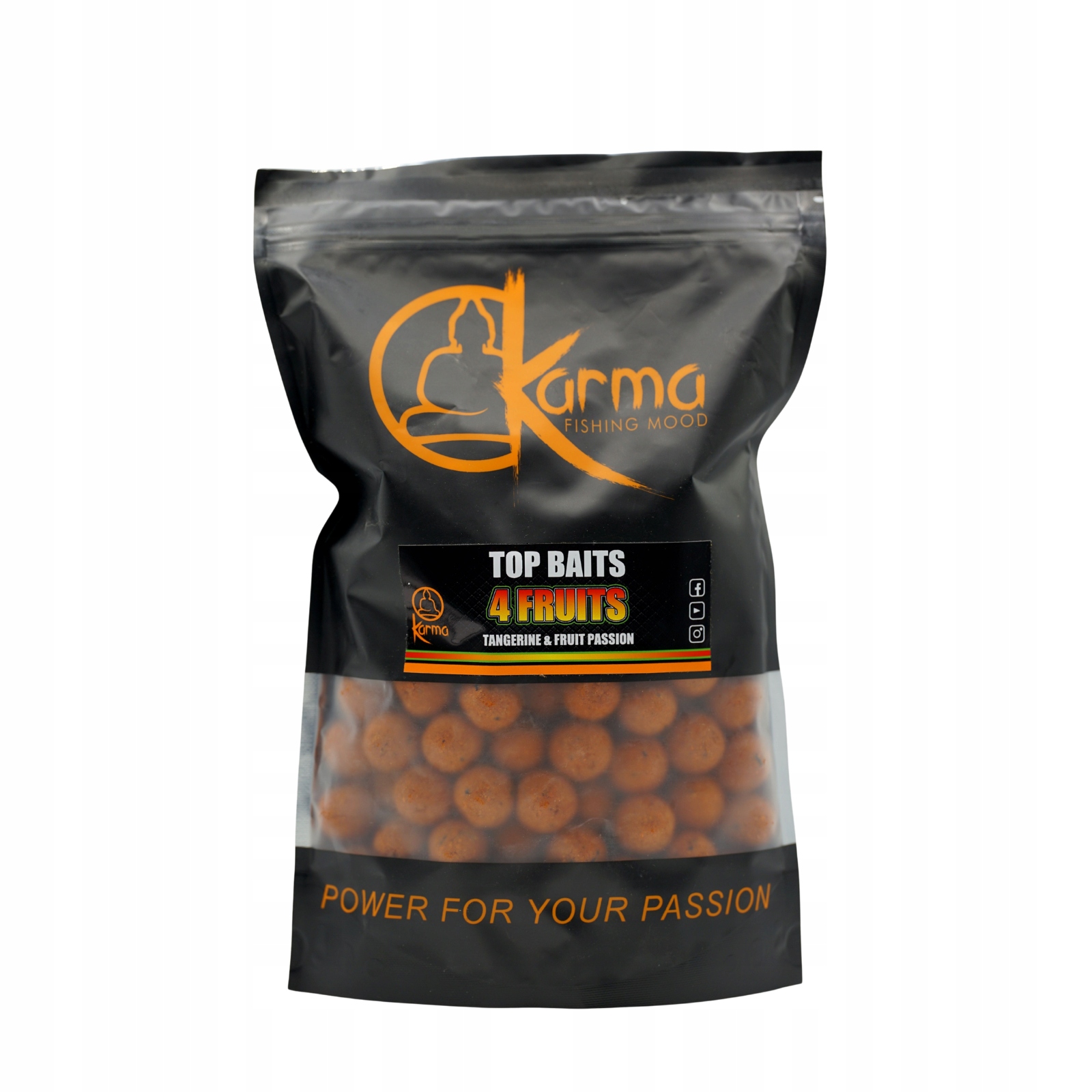 Kulki Zanętowe owocowe Top Slow "4FRUITS" 1 kg 24 mm Karma Bait Karp