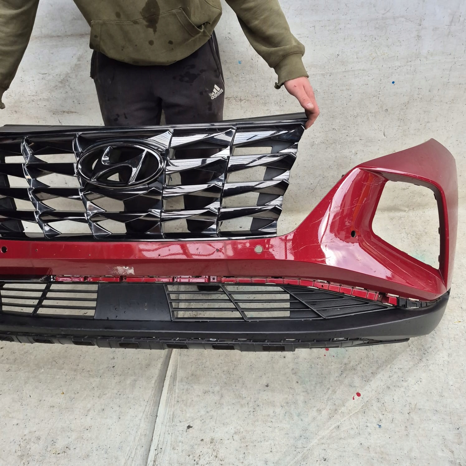 HYUNDAI TUCSON IV 4 20-24 bumper front front PDC