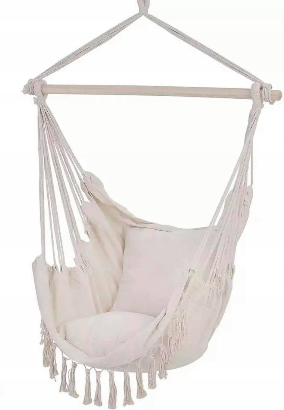 

Hamak Krzesło Brazylijskie Wiszące XXL Huśtawka