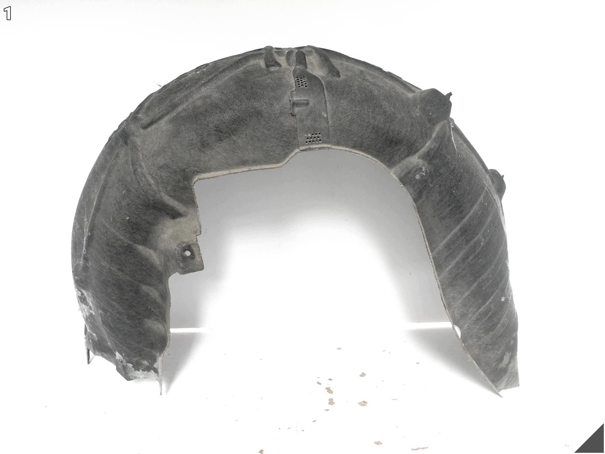 BMW 4 G26 GRAN COUPE ICE 21- mudguard side cover WNEKI wheels rear part left