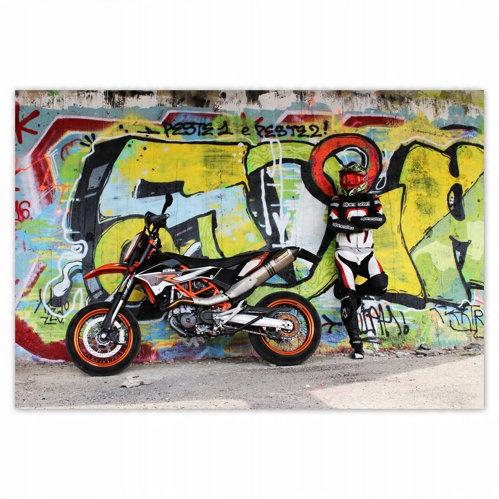 

Fototapety flizelina 104x70 Motocykl Graffiti