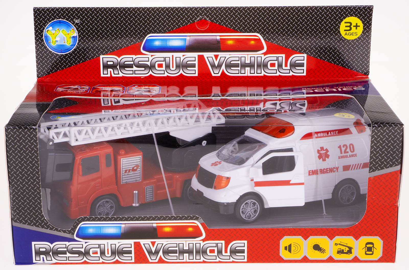 zest.aut straż pożarna+ambulans na baterie w pudełku — 3