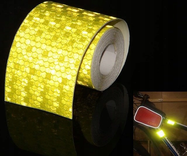 TAŚMA ODBLASKOWA NEONOWA SELEDYNOWA ODBLASK Szerokość 25 mm